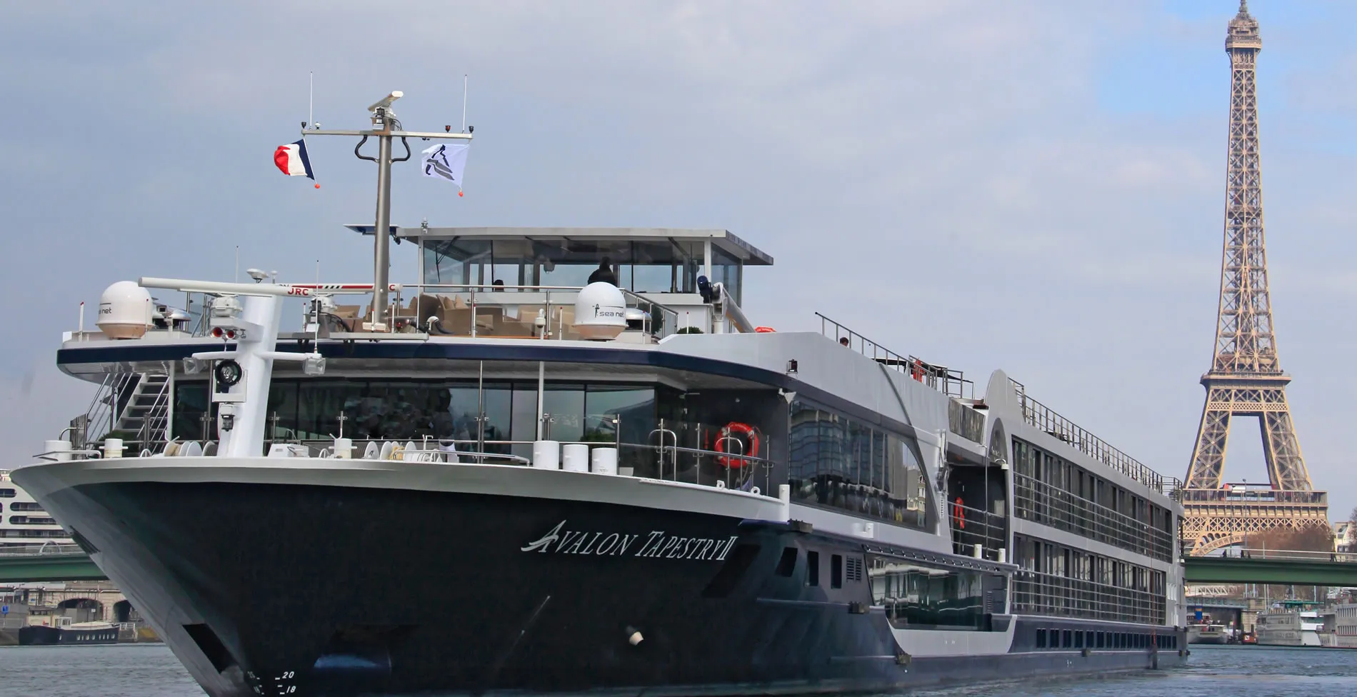 Globus Avalon Waterways ship in Paris