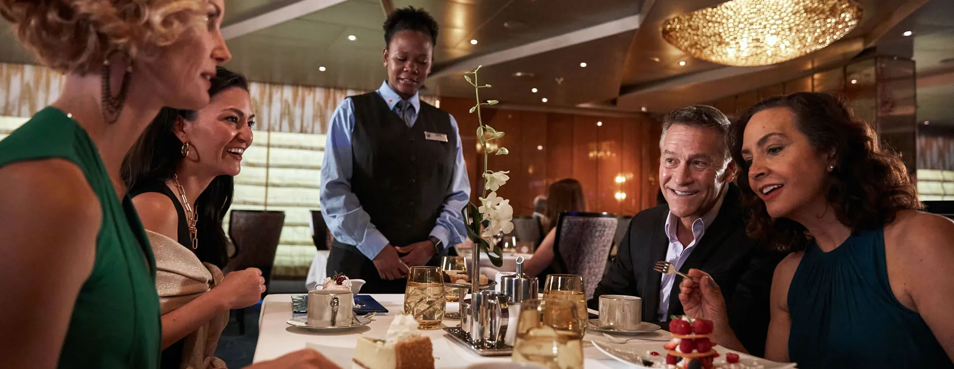 Holland America friends at Pinnacle grill