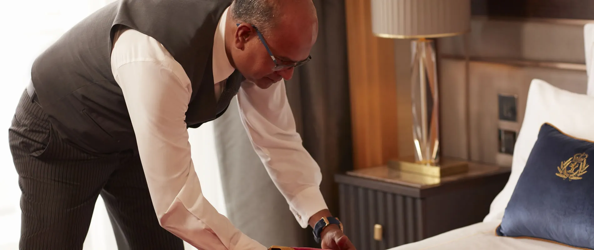 Cunard Cruise Line cabin steward