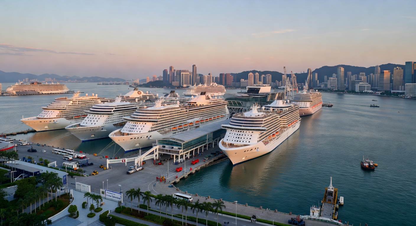 You expect a polished, resort-style embarkation experience