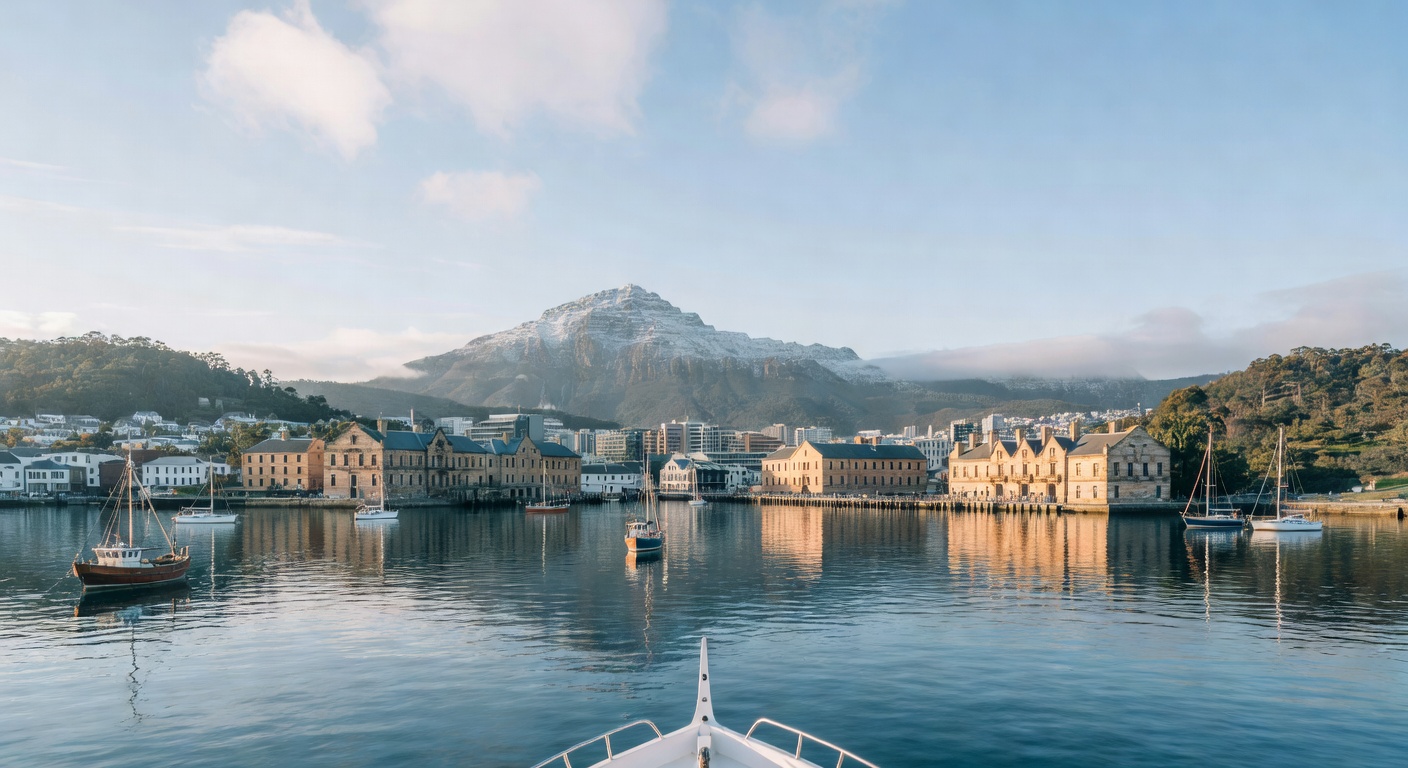 Travellers focused on Tasmania