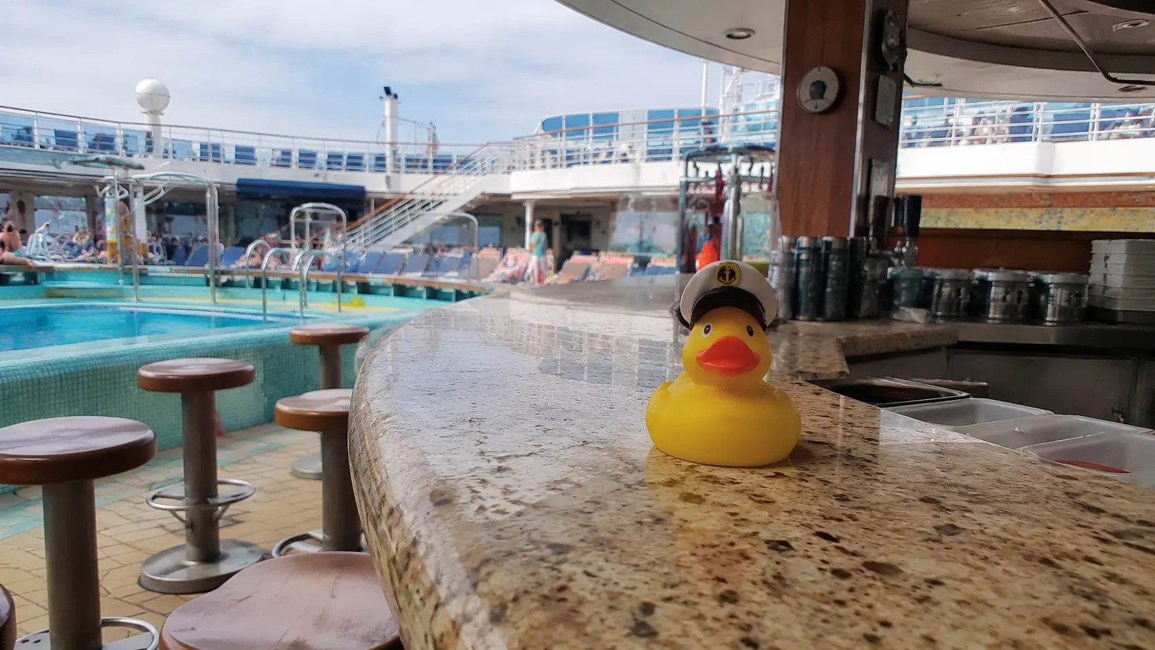 Cruise Ship Pool Deck Rubber Ducky