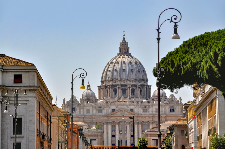 Italy, from Civitavecchia - Vatican City, St Peter's Basilica