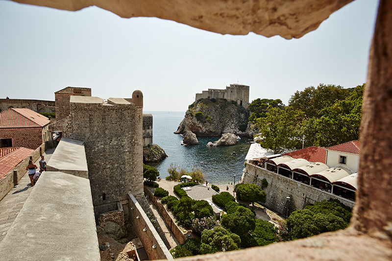 Fort Lovrijenac in Dubrovnik, Croatia