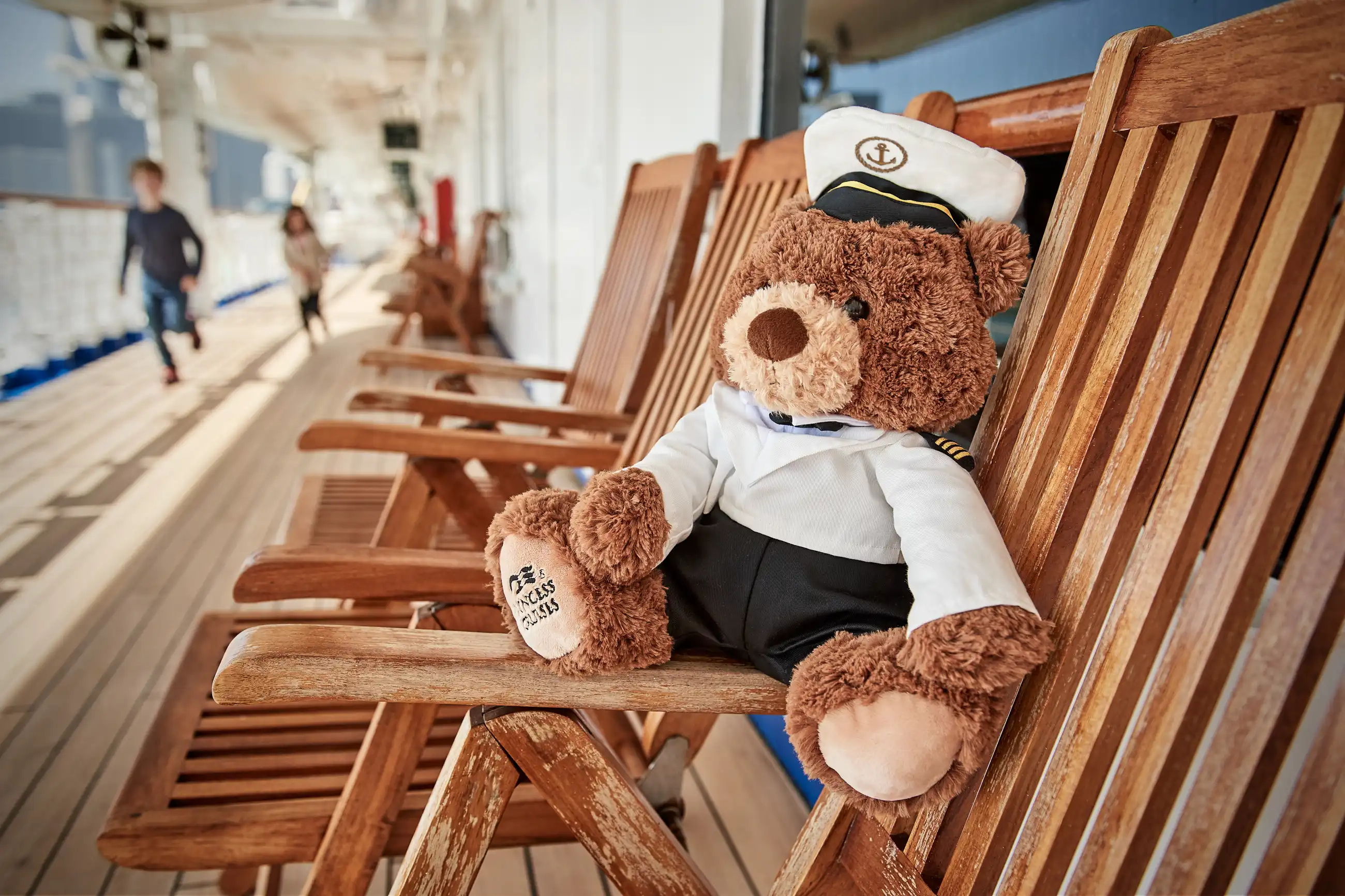 Stanley The Bear, With Children In The Background