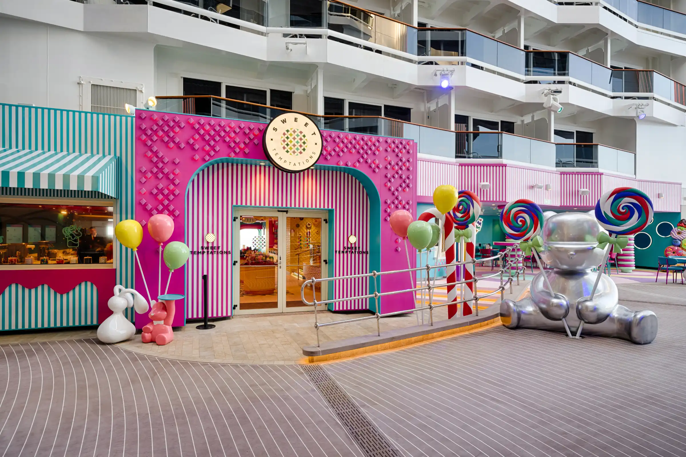 Pool deck and thrill-ride area planned for MSC World Atlantic's upper decks