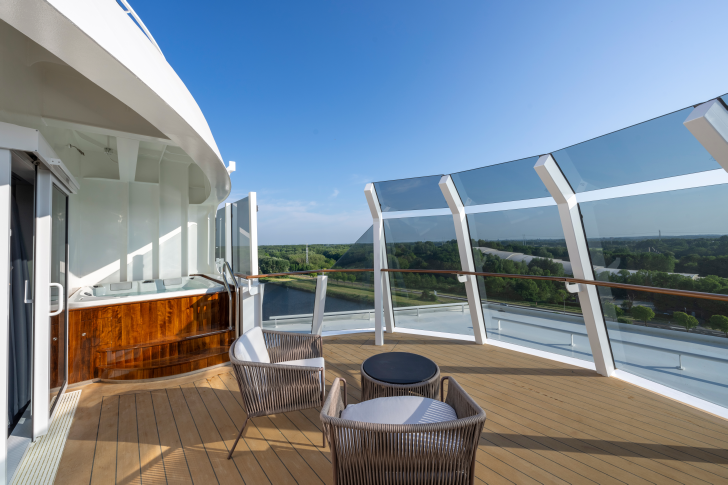 Yacht Club Royal Suite terrace