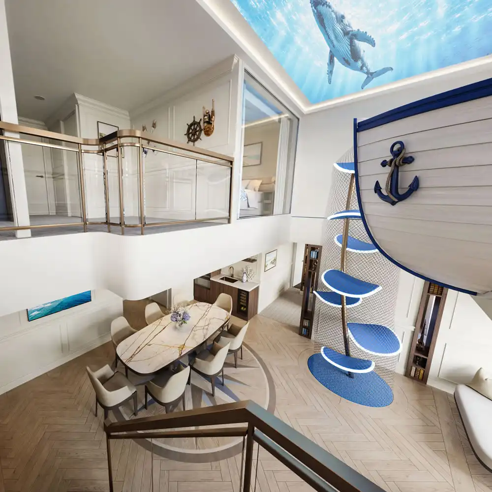 MSC World Atlantic Grand Hamptons Villa Suite