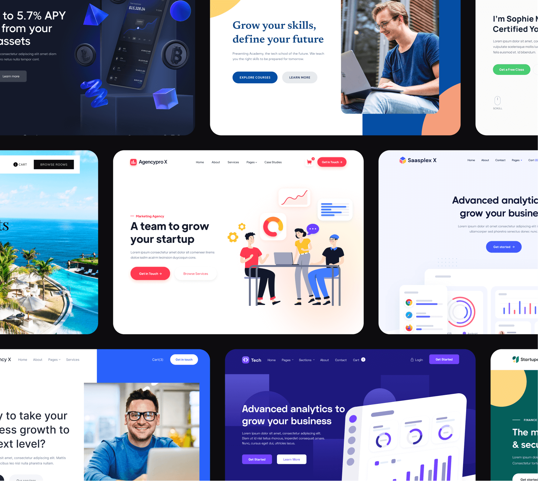 Creator X - Browse Template - Youtuber Webflow Template