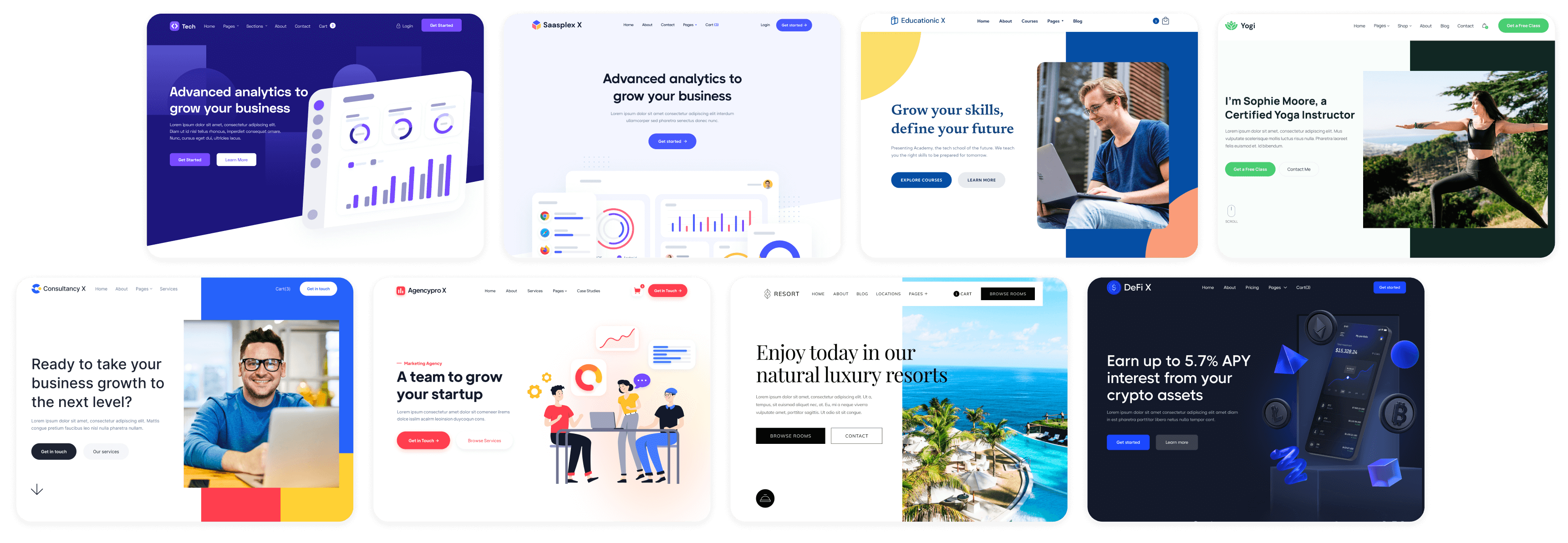 Creator X - Browse all Templates - Youtuber Webflow Template