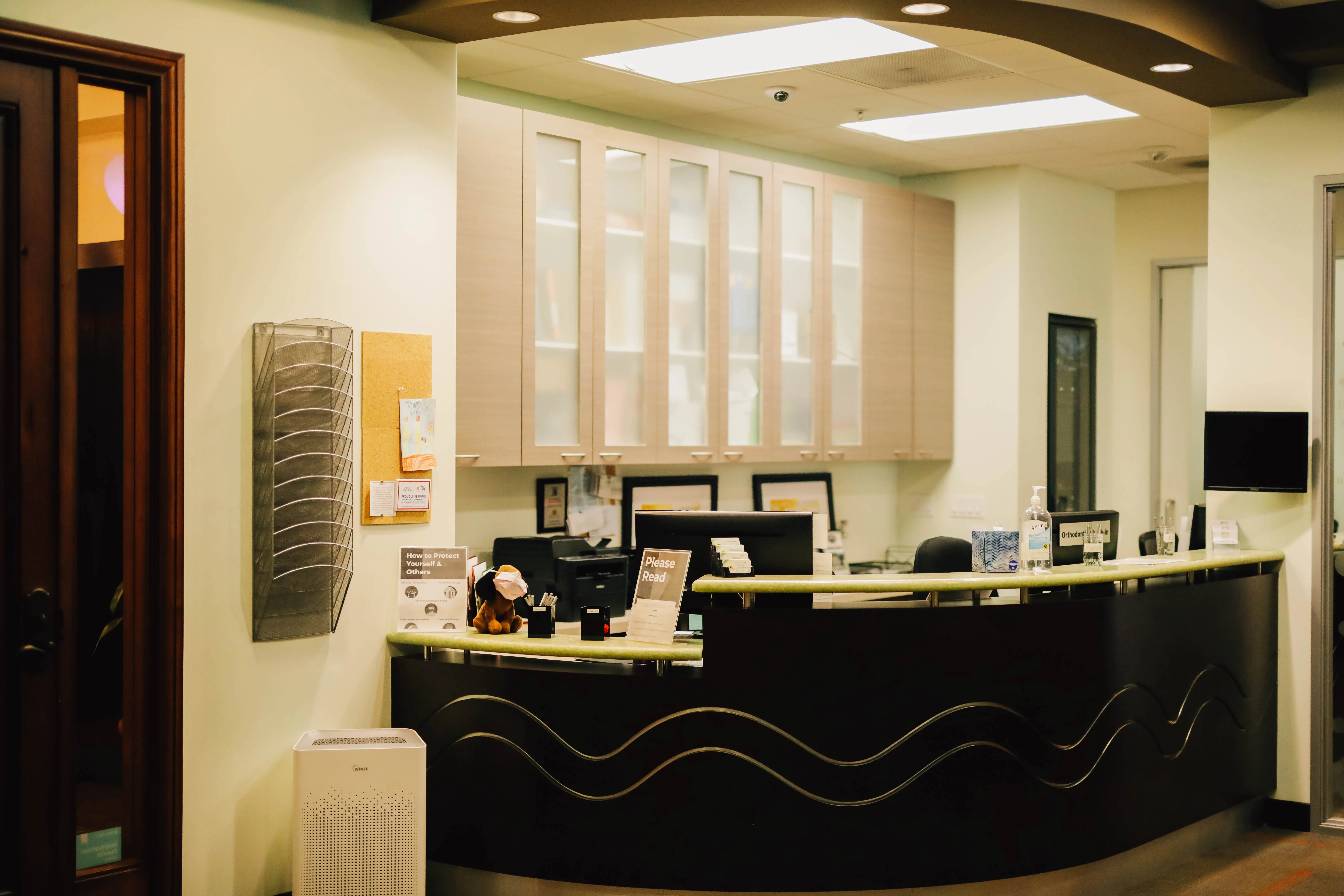 Front desk at 4S Pediatric Dentistry & Orthodontics in 4S Ranch, San Diego