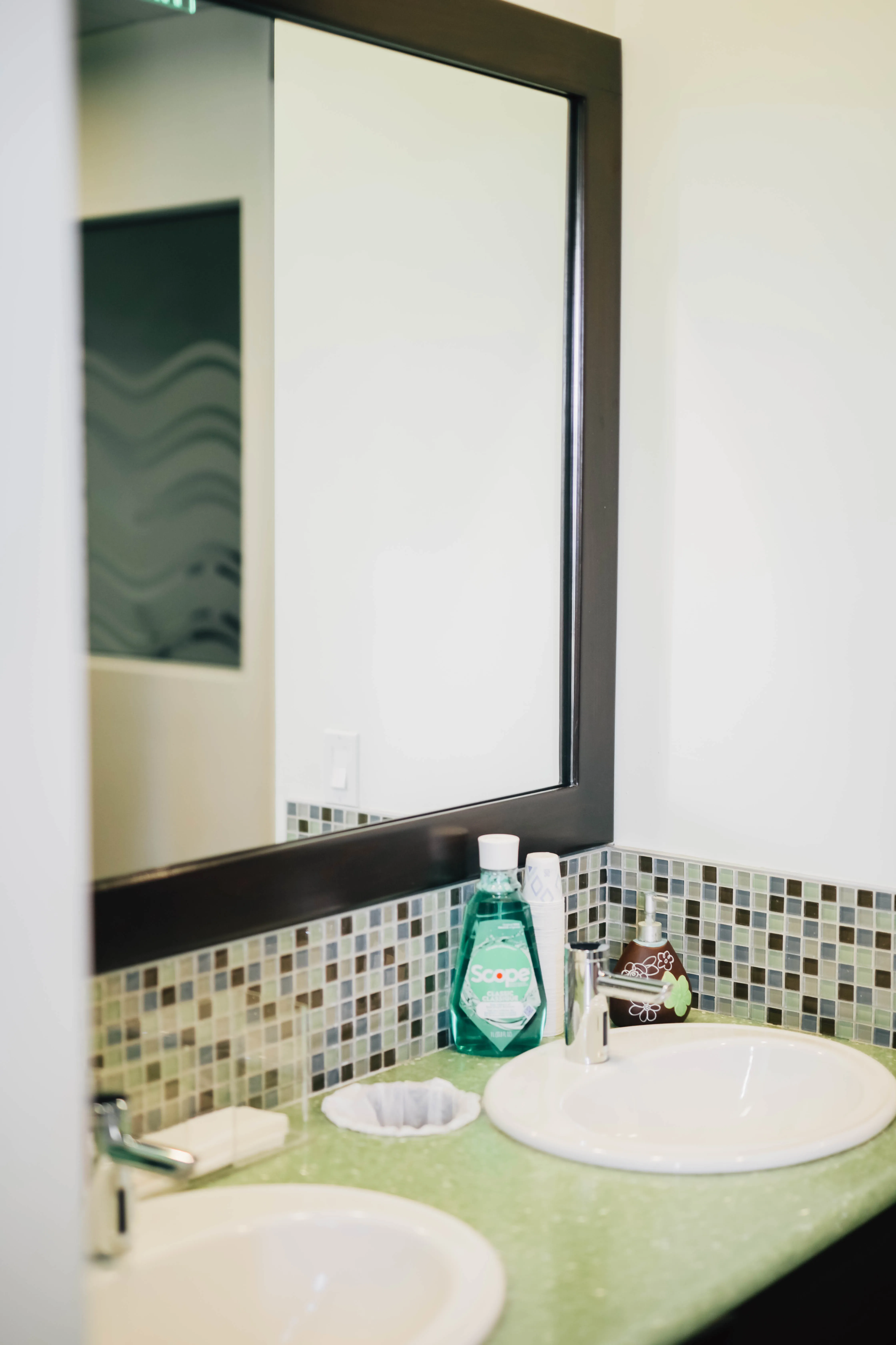 Kids' brushing station at 4S Pediatric Dentistry & Orthodontics in 4S Ranch, San Diego
