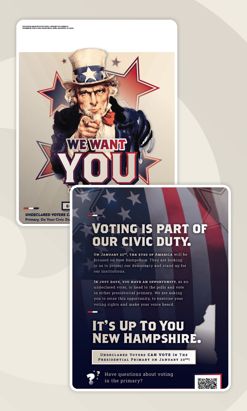 Granite State Votes — New Hampshire primary civic duty mail