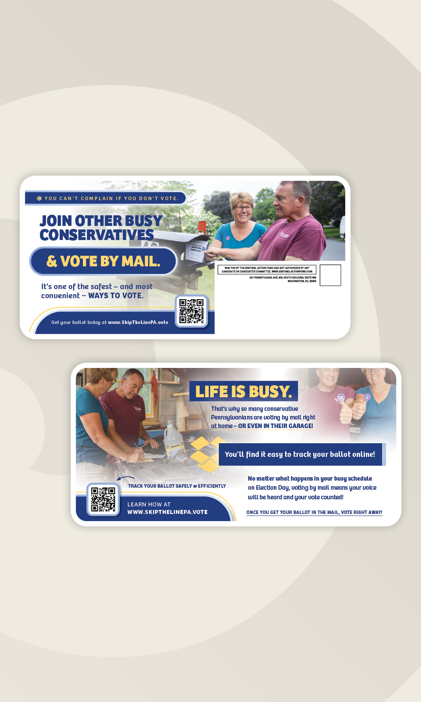 Skip The Line PA — vote by mail direct mail