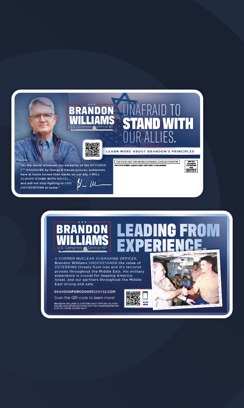 Brandon Williams U.S. Congress NY-22 foreign policy mail