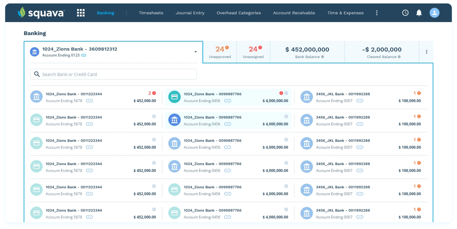 A banking integration for tracking bank transactions