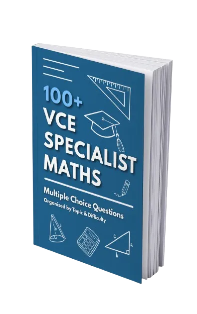 100+ VCE Specialist Maths MCQ cover