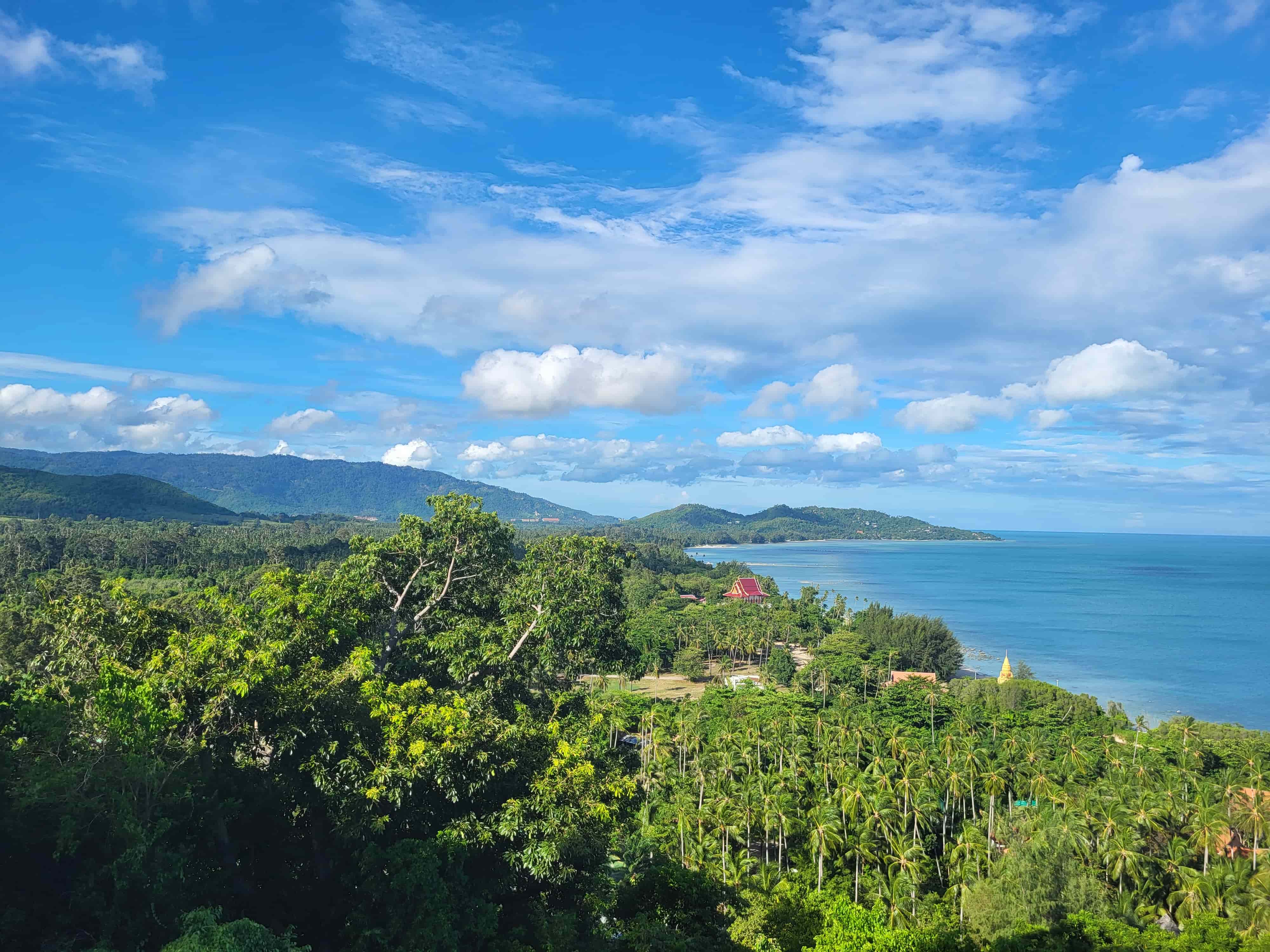 Côte calme de Bang Kao au sud de Koh Samui