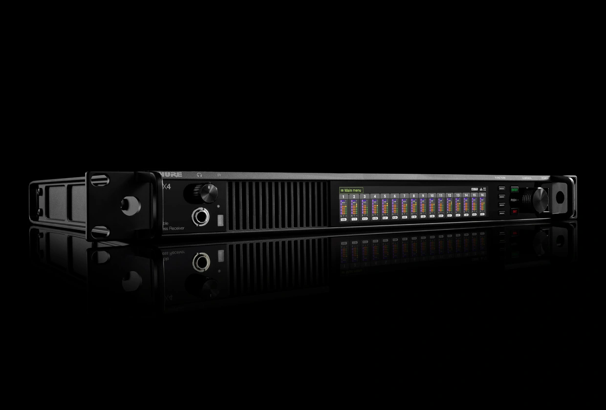 Available Now: Shure ANX4 – Scalable Dante-Enabled Wireless Receiver
