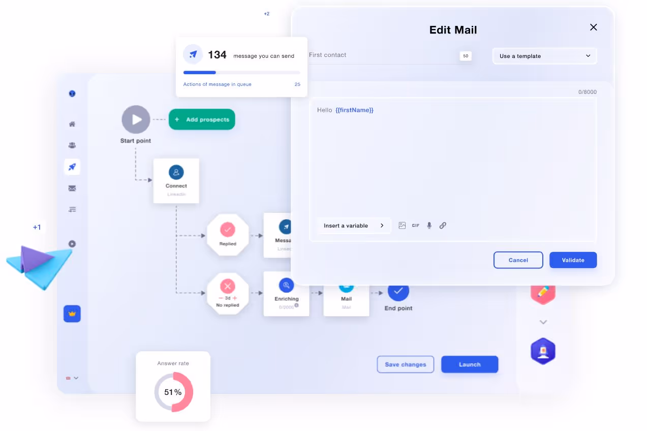 Waalaxy : un outil de prospection automatique sur LinkedIn et par email
