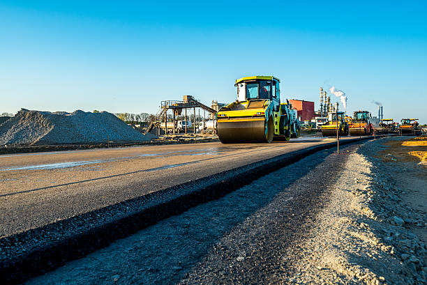 119,800+ Asphalt Construction Stock Photos, Pictures & Royalty-Free Images  - iStock | Asphalt paving machine, Road construction, Road paving