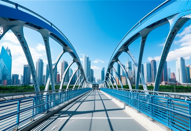 Image of a large steel bridges | Premium AI-generated image