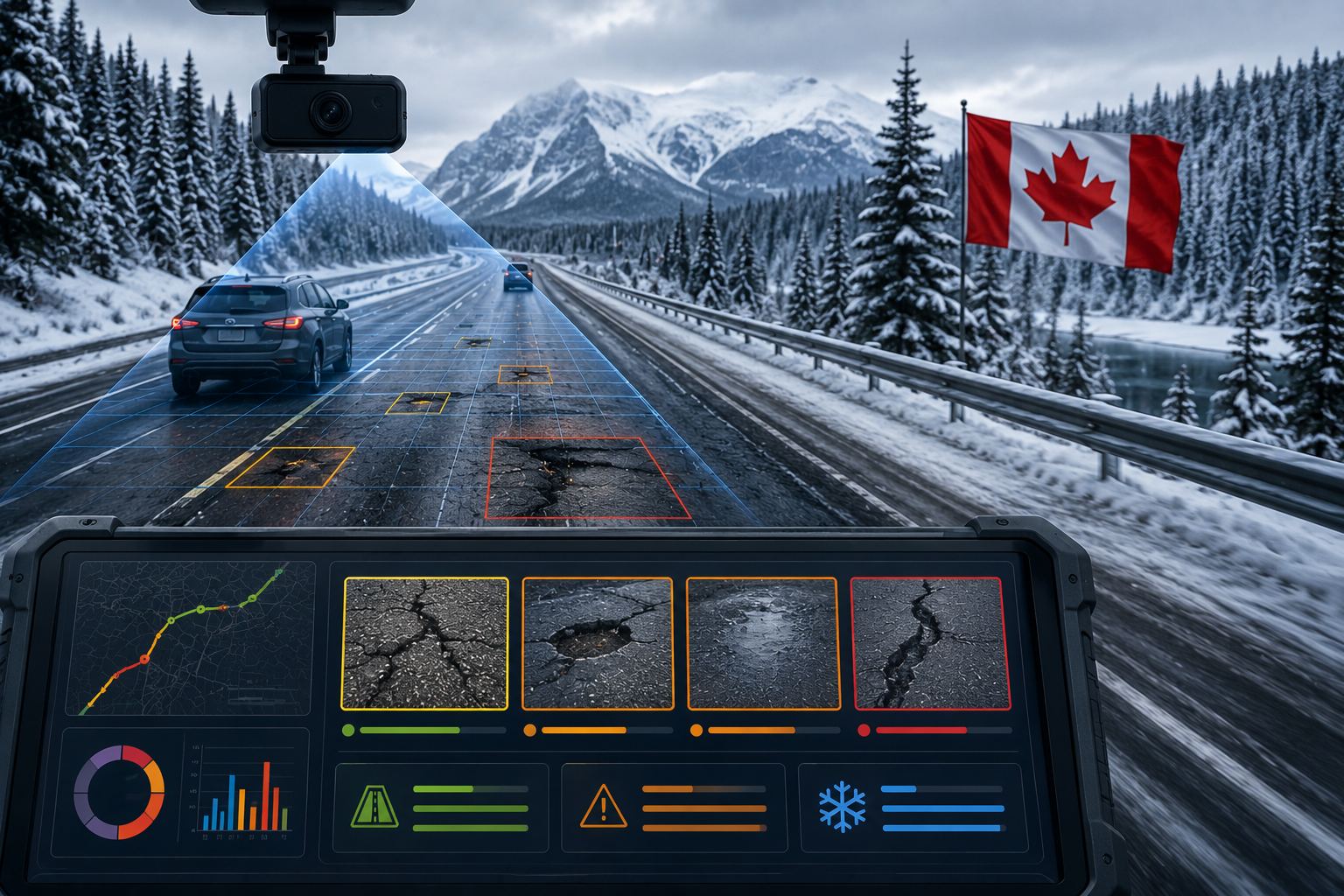 Highway Inspection Software Canada | AI-Powered Winter Road Safety — RoadVision AI