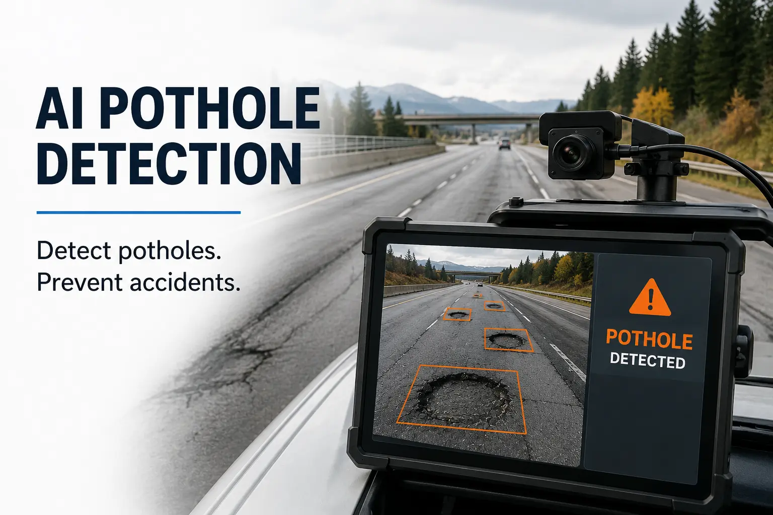 Pothole Detection AI | Computer Vision Road Inspection Software 