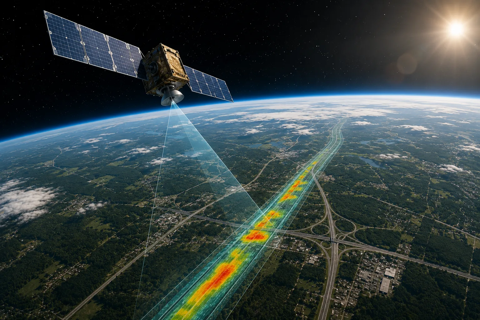  Satellite Road Condition Monitoring 2025 | AI-Powered Network Intelligence — RoadVision AI