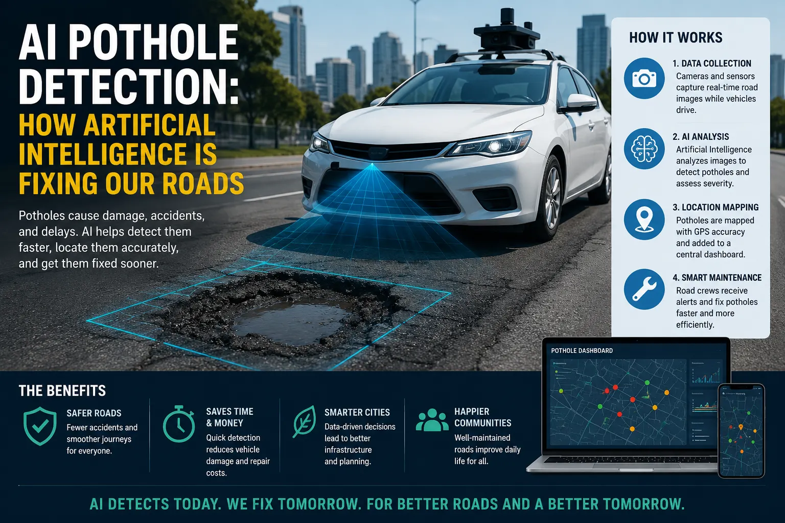 Ai pothole detection | RoadVision AI