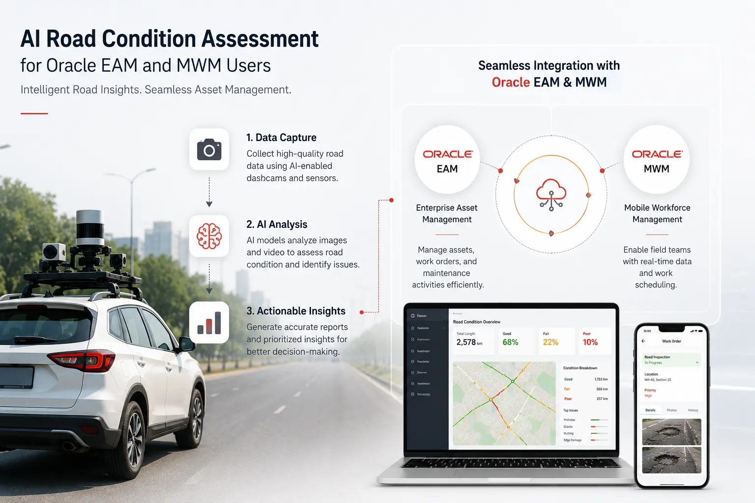 AI Road Condition Assessment for Oracle EAM and MWM Users: A Complete Integration Guide