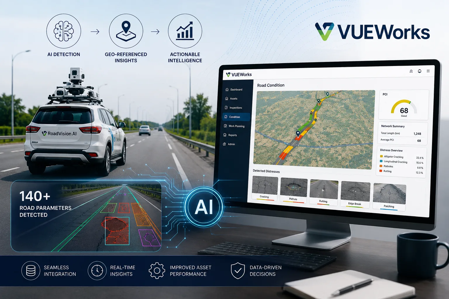 AI-Powered Road Condition Assessment for VUEWorks Users