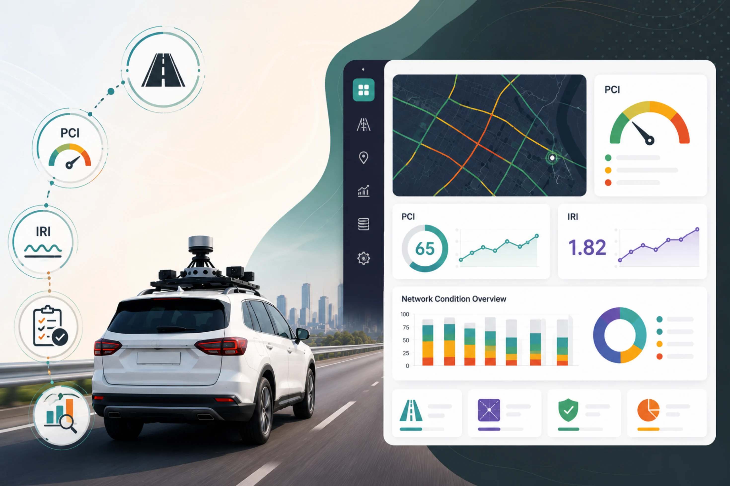 Pavement Management System Explained: PCI, IRI & Beyond