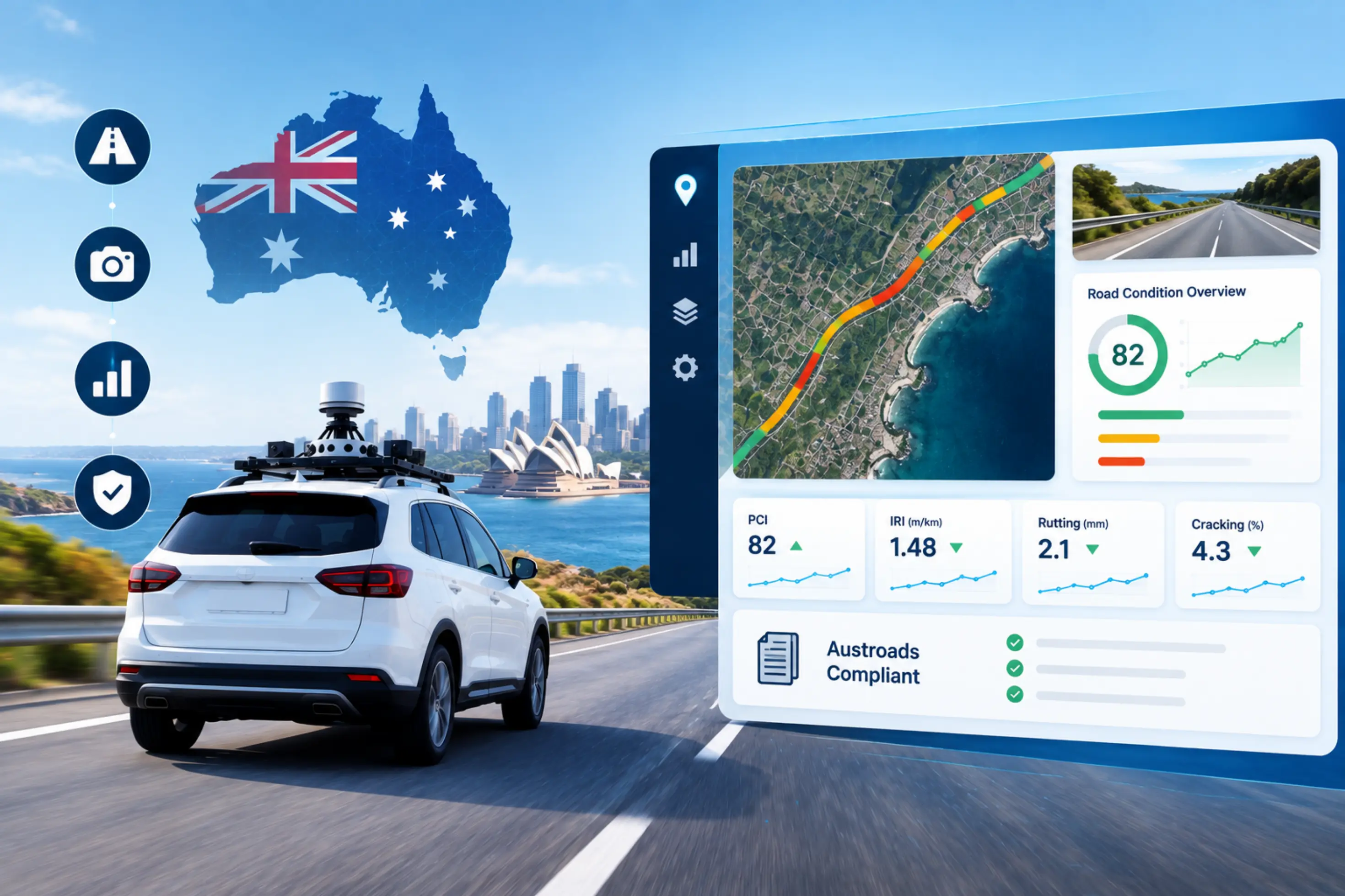 Road Survey Software in Australia: Meeting Austroads Standards with AI