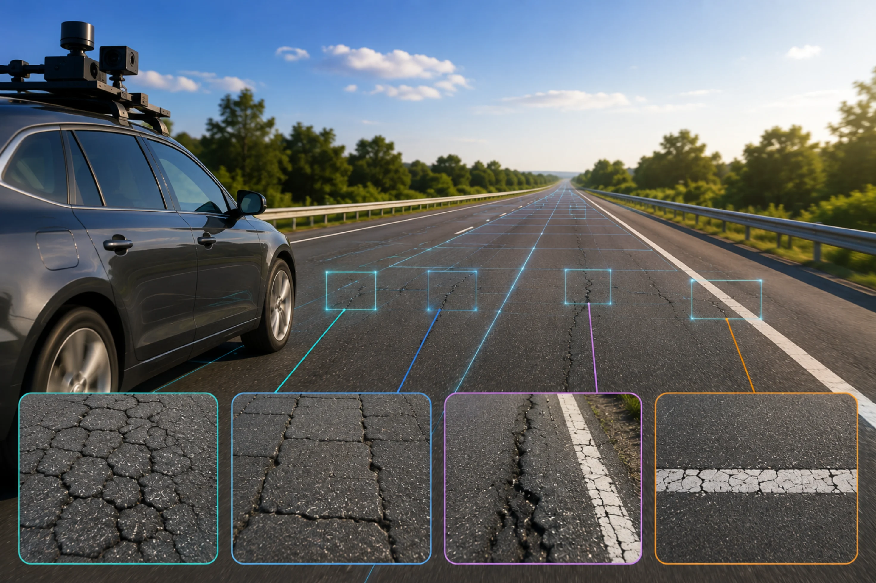 Road Cracking Types: Fatigue, Block, Edge & Transverse — An AI Guide
