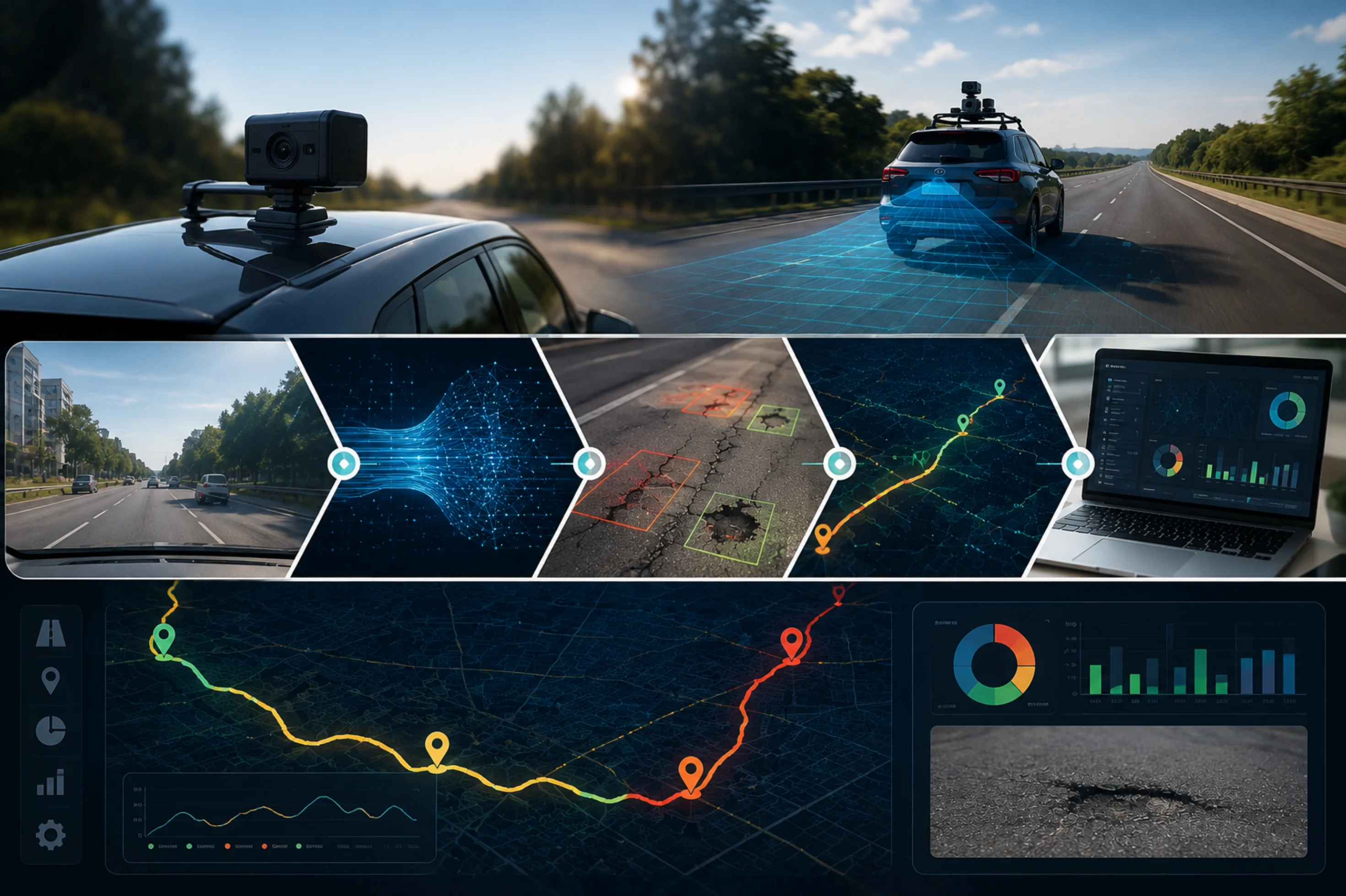 Road Condition Survey: Step-by-Step Process Using AI & Dashcam