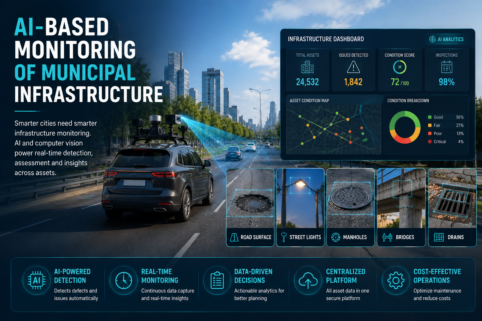AI-Based Monitoring for Municipal Infrastructure