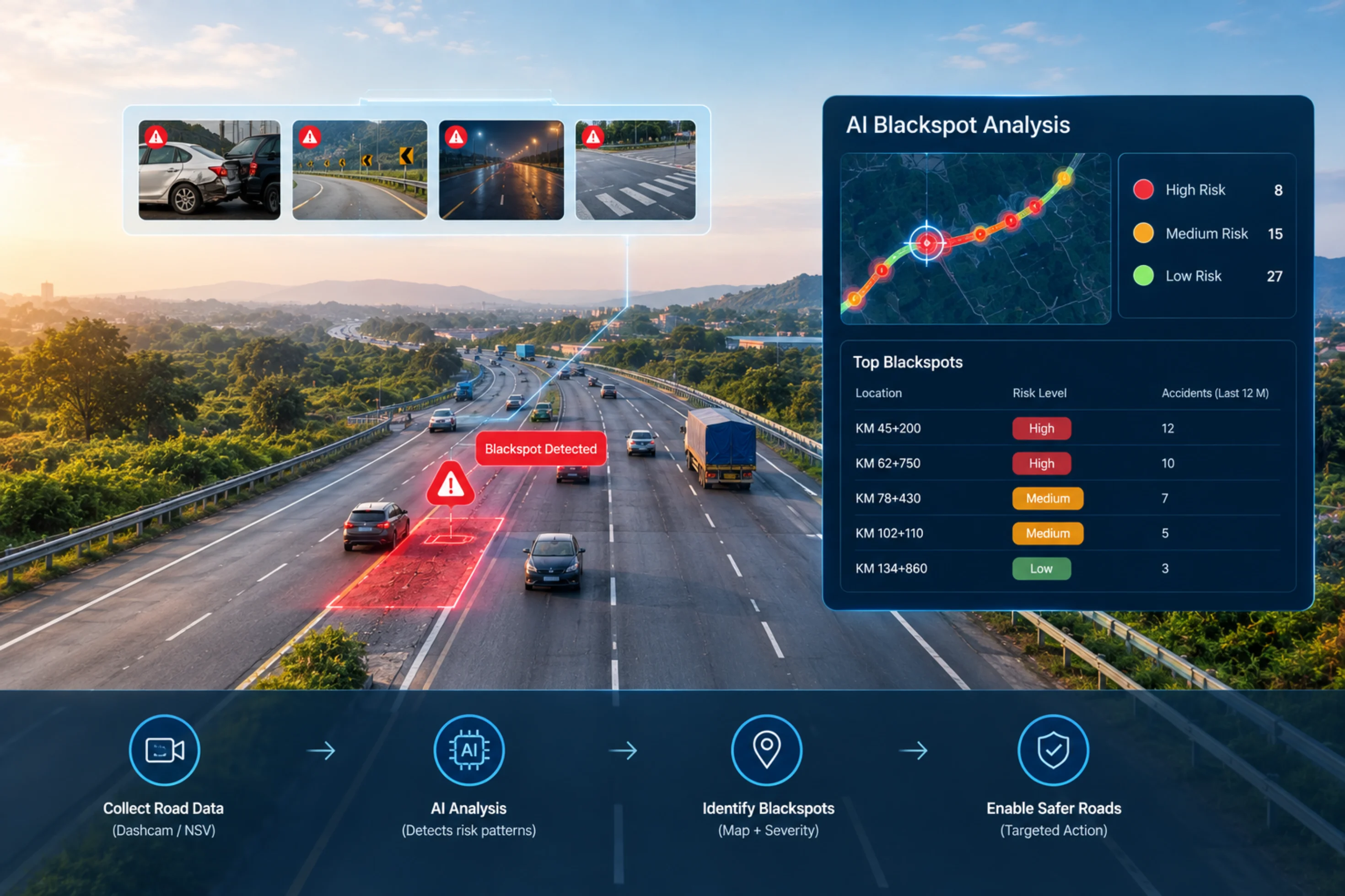 AI Blackspot Analysis: Finding Accident Hotspots Before They Happen