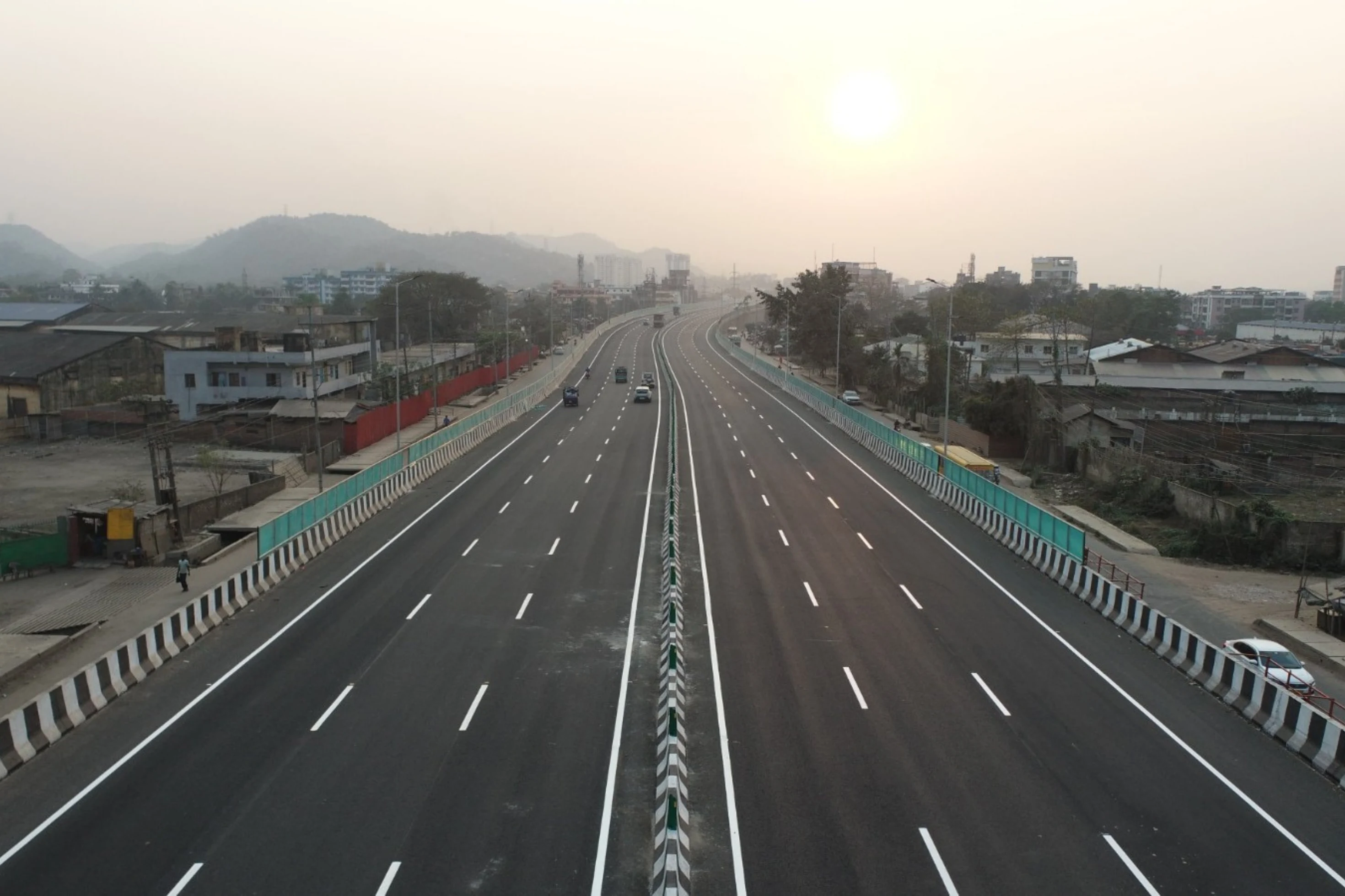 6L flyover at Boragaon, Gorchuk, Lokhra & Basistha Junction on Guwahati Bypass | RoadVision AI