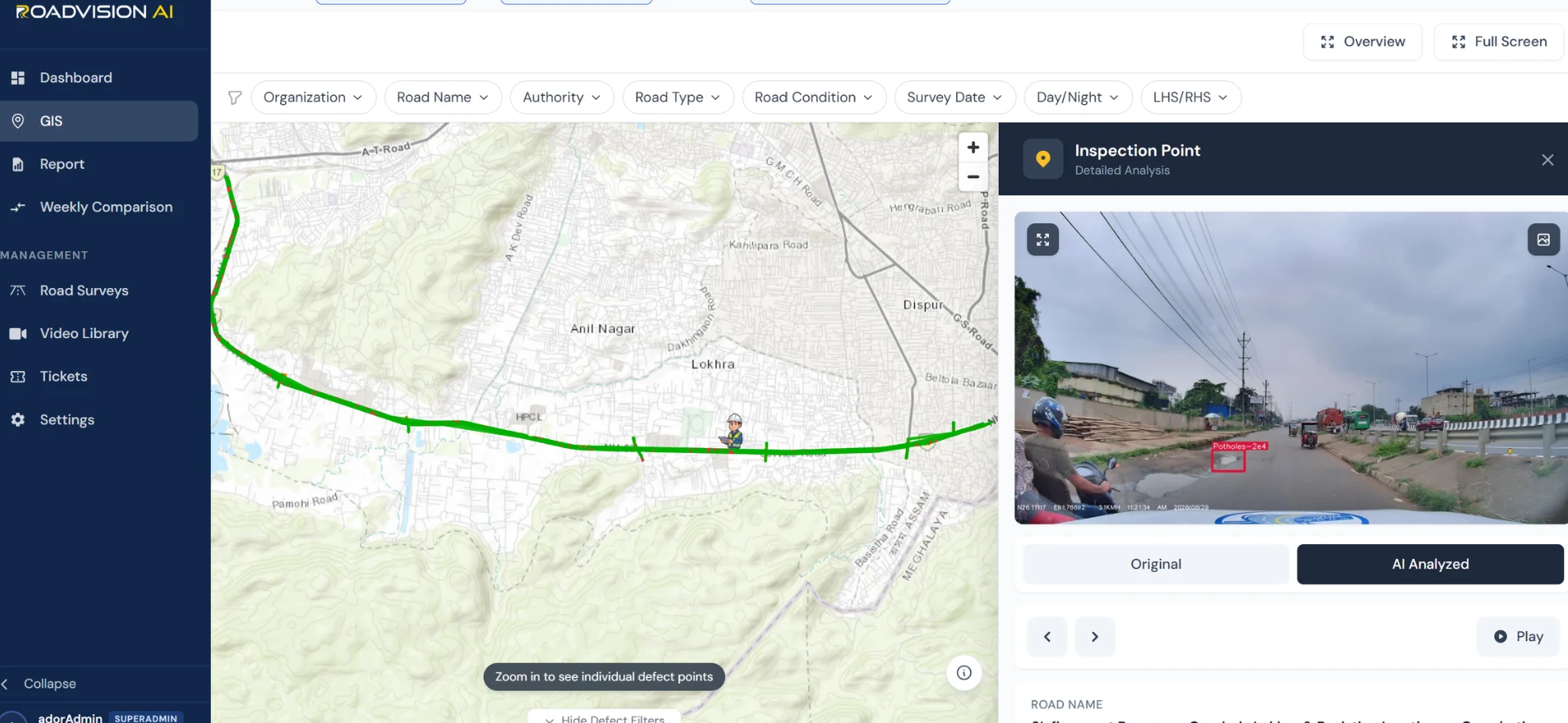 NH-27 Guwahati Bypass: Continuous AI-Based Condition Monitoring