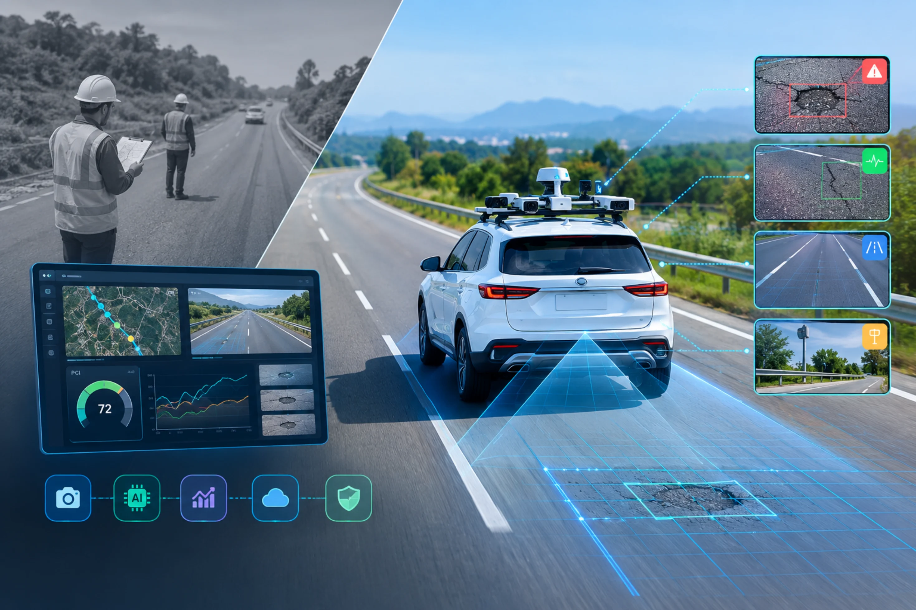 Automated Road Survey: How It Works and Why It's Replacing Manual Methods | RoadVision AI 