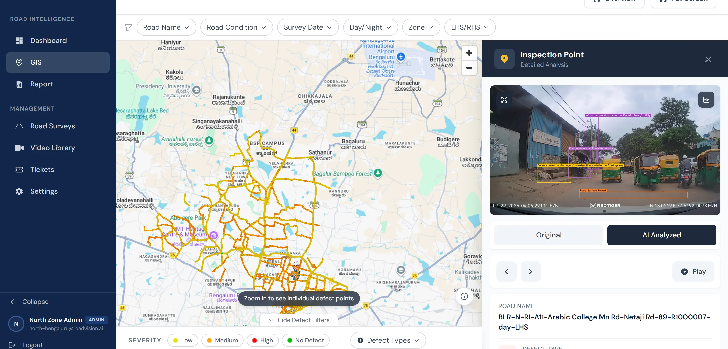 AI Powered road intelligence | RoadVision AI