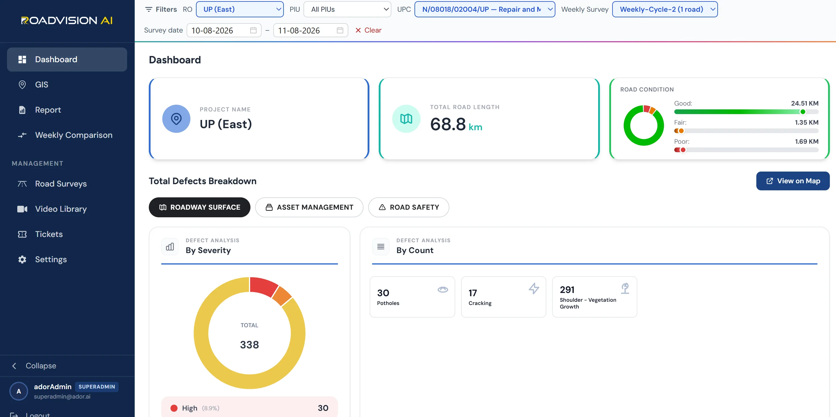 alt= AI Road condition monitoring | RoadVision AI 