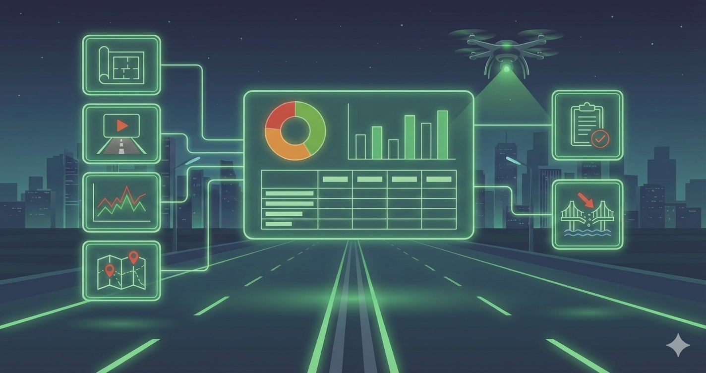 Pavement road surface