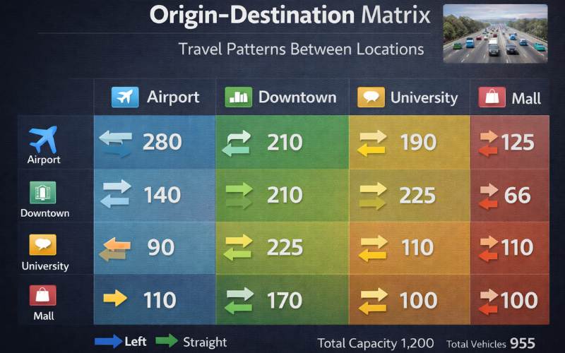 Origin-Destination Matrix