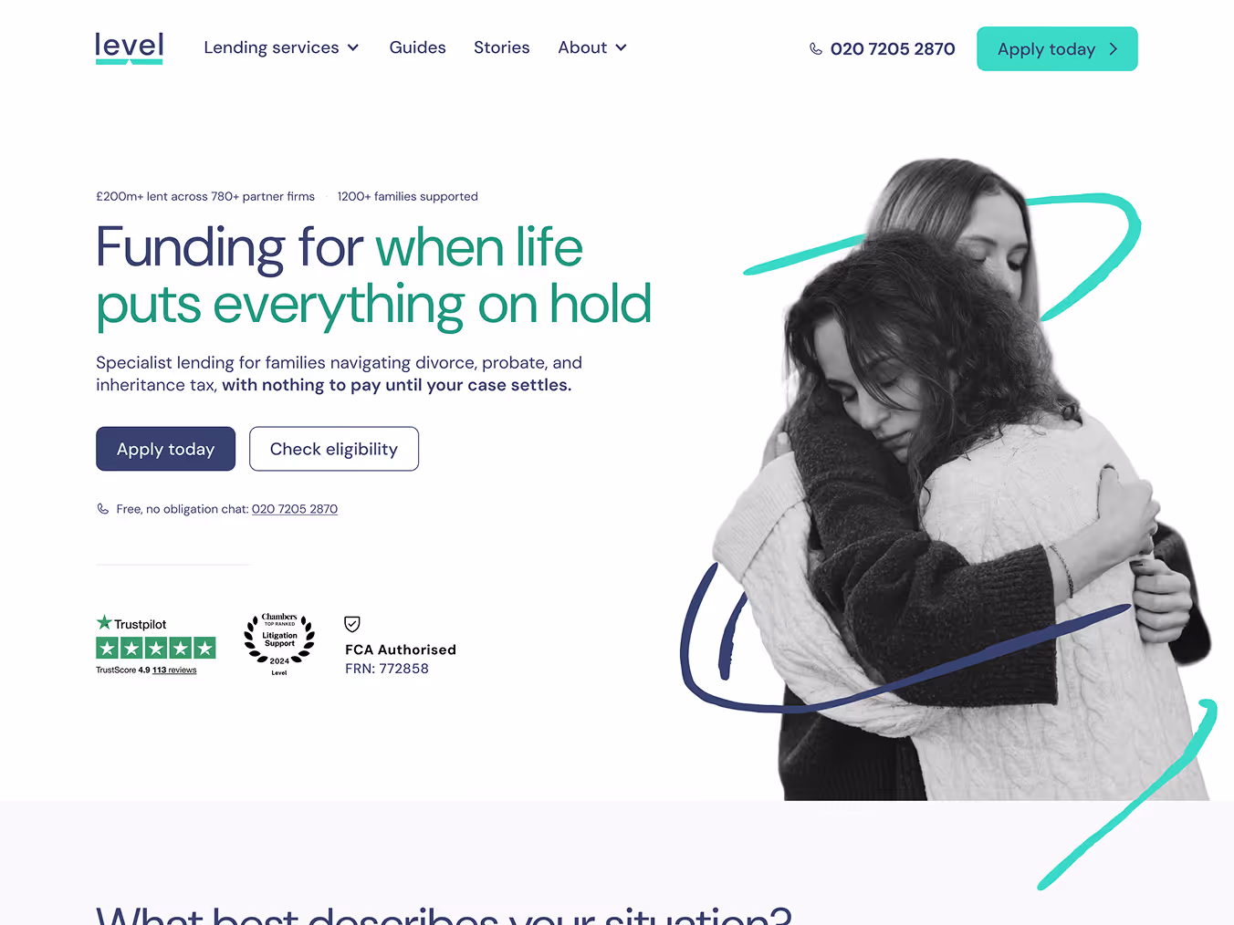 Brand and web design for Level