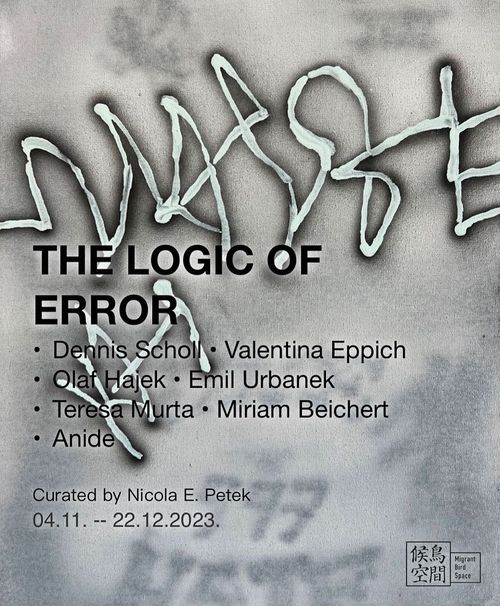 Exhibition Cover "The Logic of Error", Berlin 2023