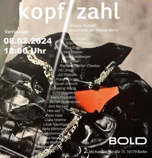 Exhibition Cover: "Kopf/Zahl", Berlin 2024