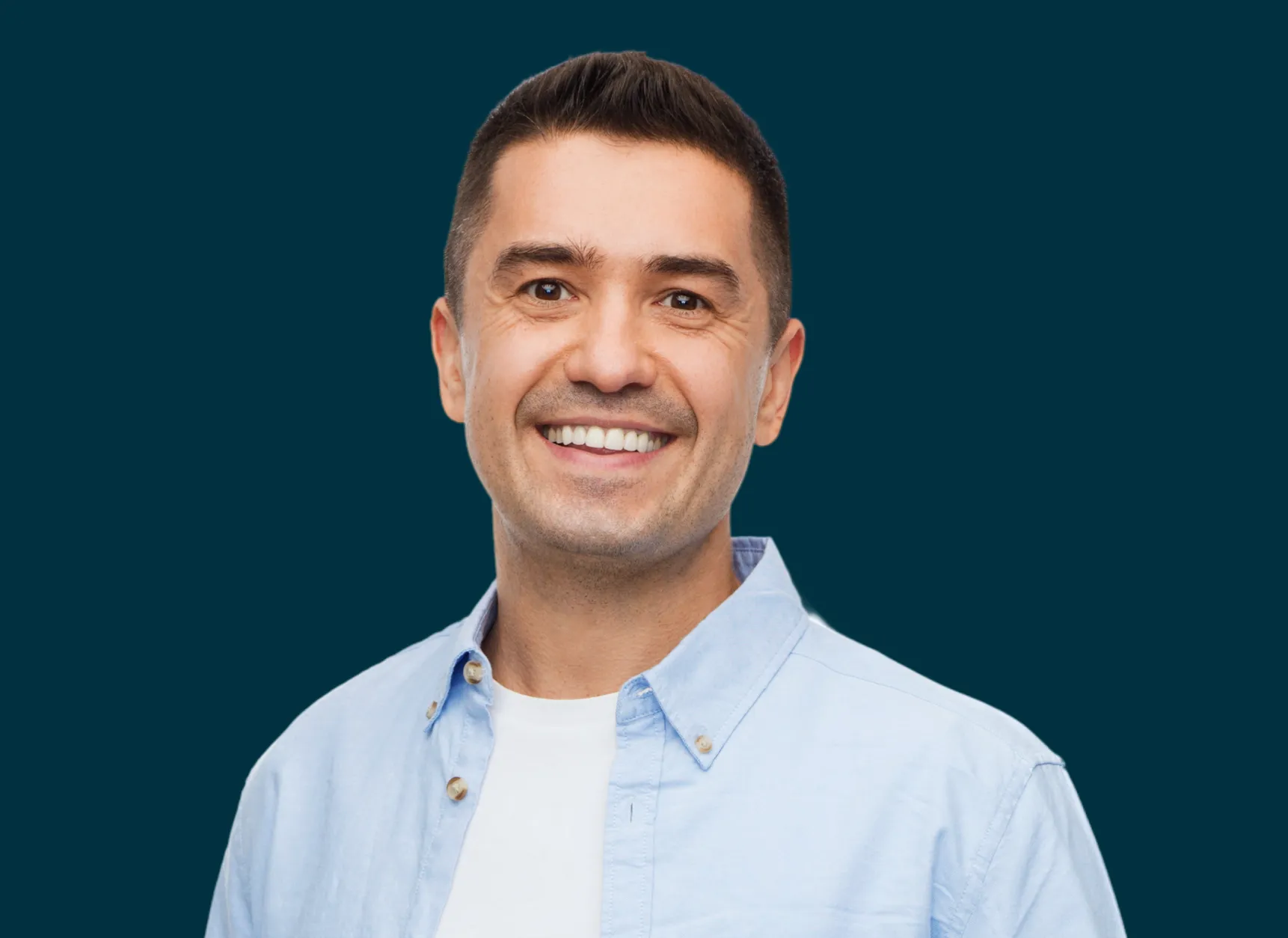 man smiling