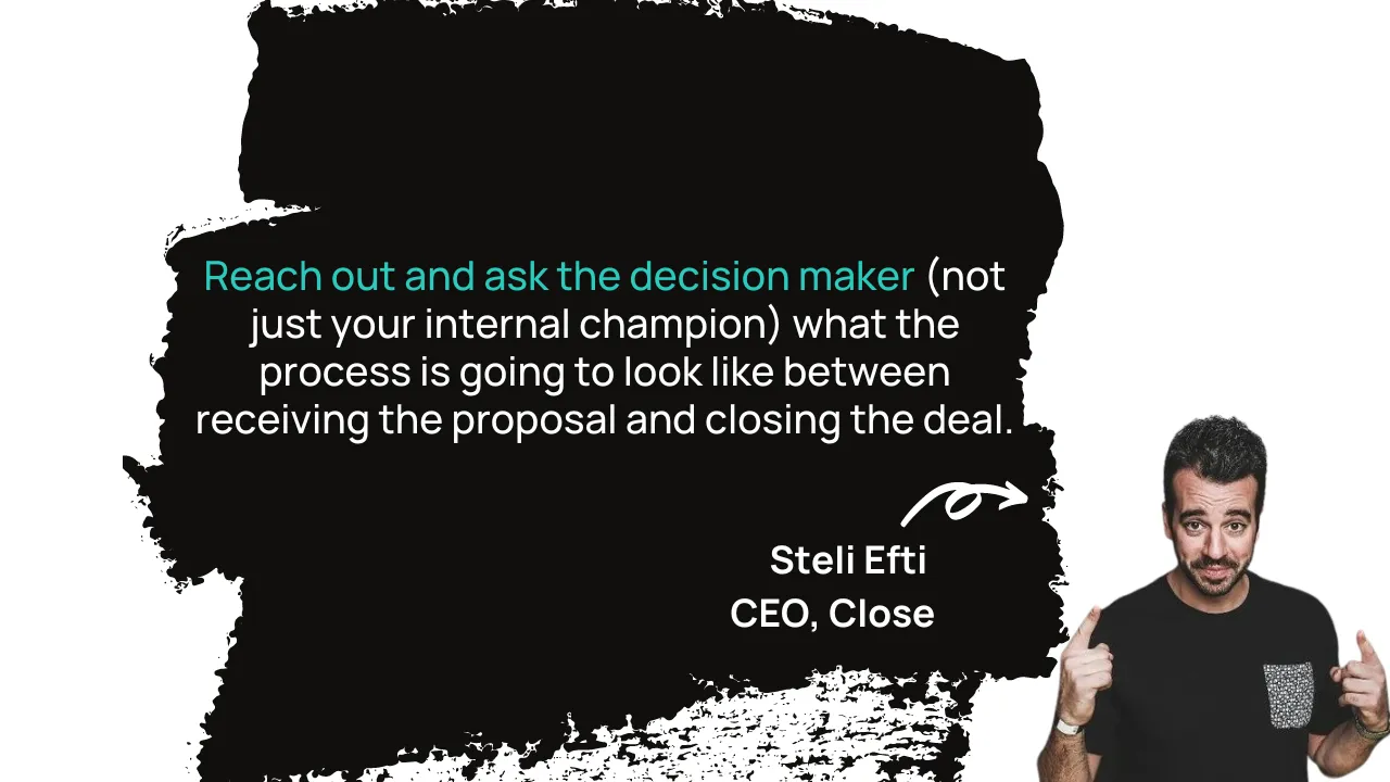 Sales myth quote by Steli Efti